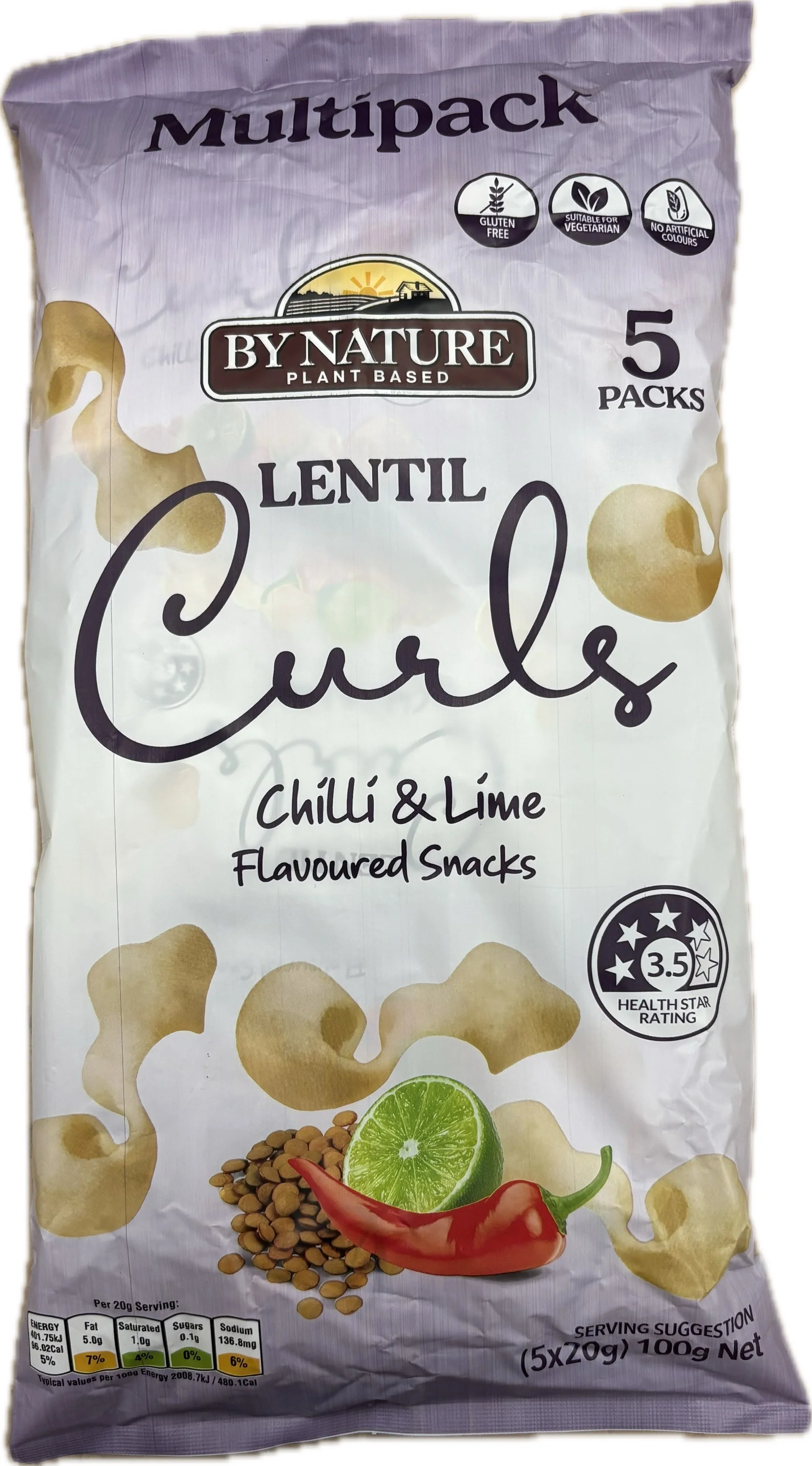 By Nature Lentil Curls 5-Pack Varieties - Image 3